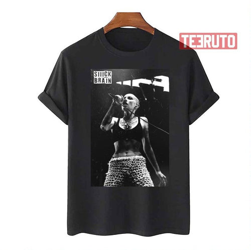 $iiick Brain Long Black Maggie Lindemann Unisex T-Shirt