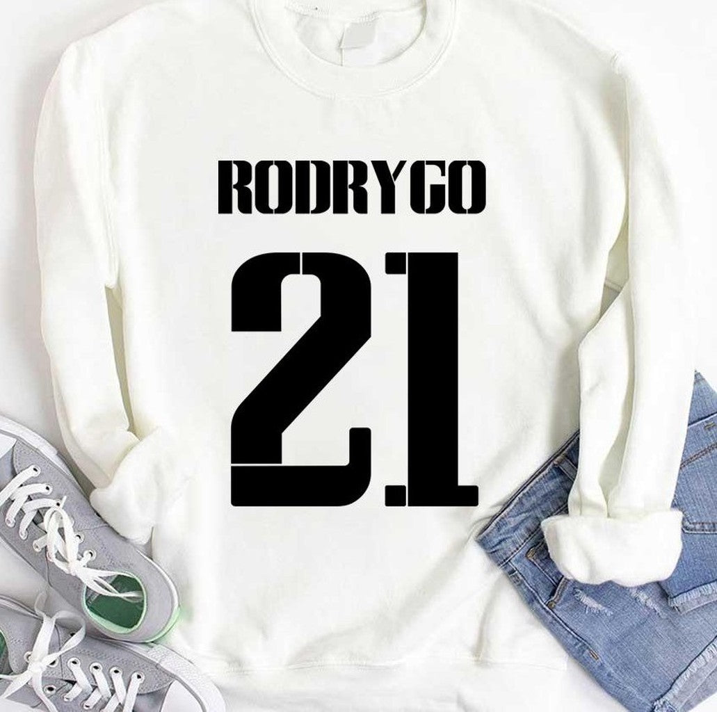 #21 Rodrygo Silva De Goes Real Madrid Unisex Hoodie