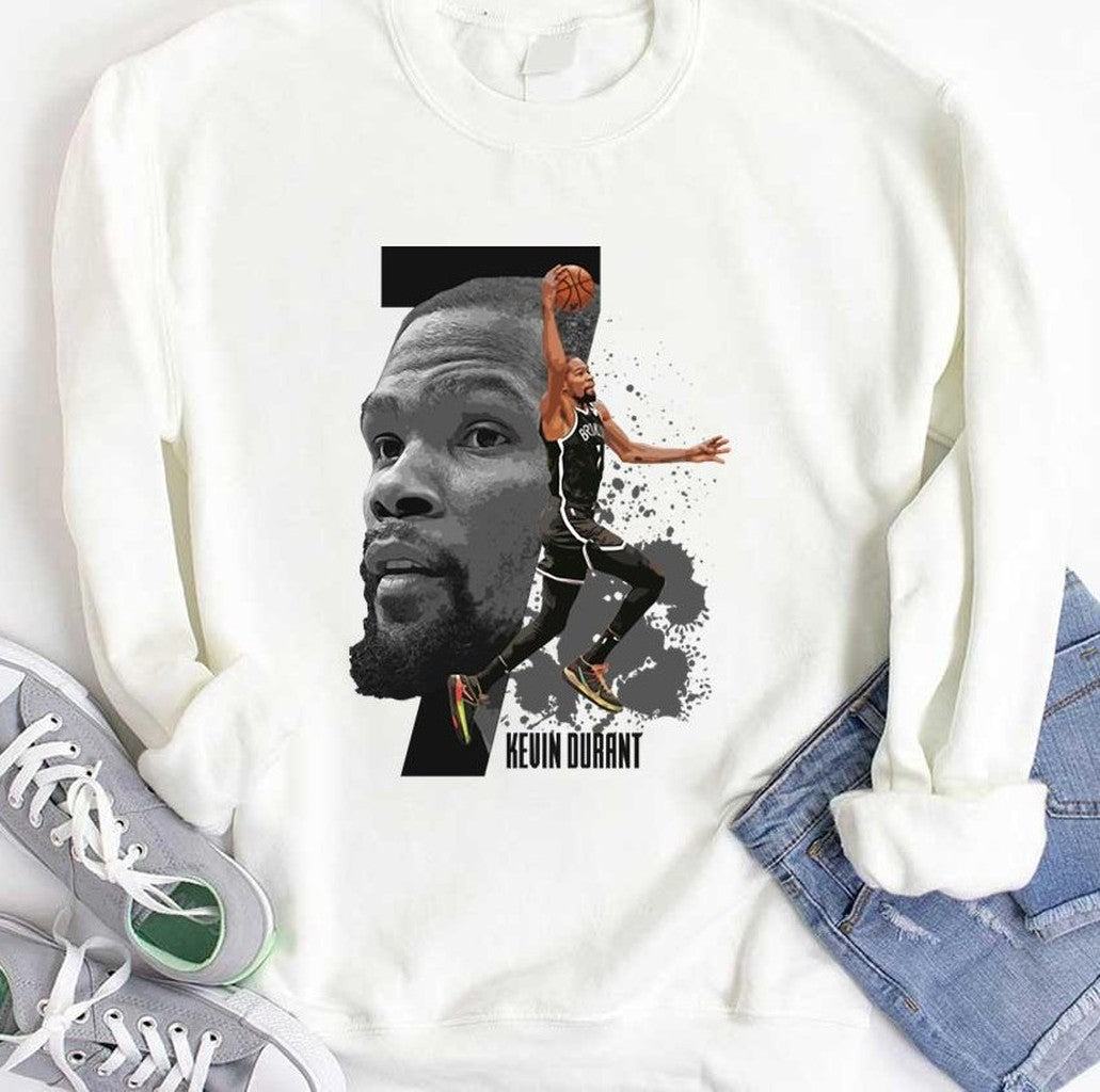 #7 Kevin Durant Basketball Sport Player Greatest Player Of Brooklyn Nets Unisex Hoodie