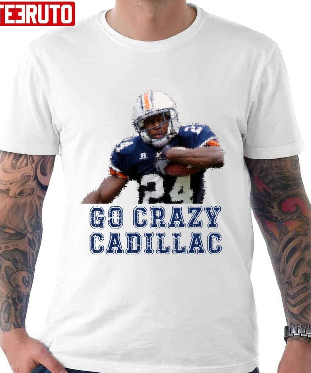 #24 Go Crazy Cadillac Auburn Tigers Unisex Hoodie