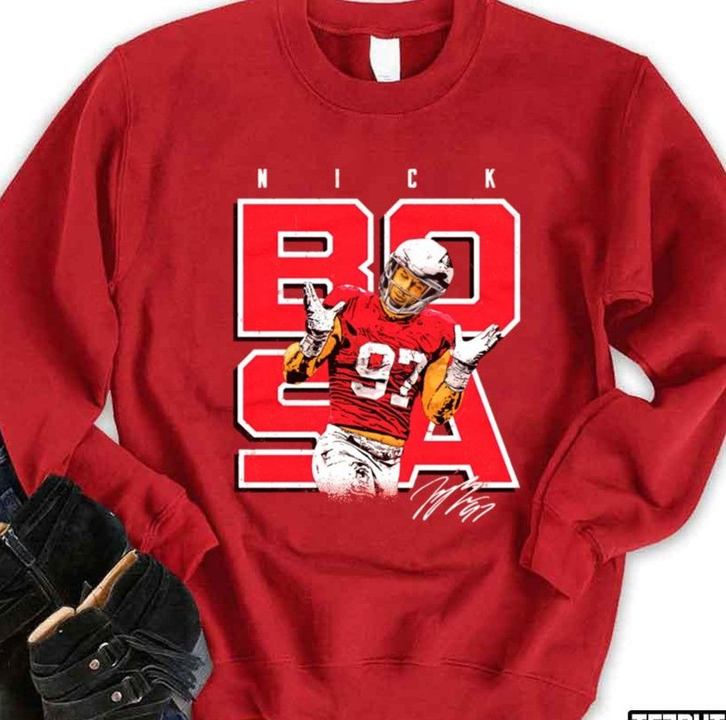 #97 Nick Bosa With Signature Unisex Sweatshirt