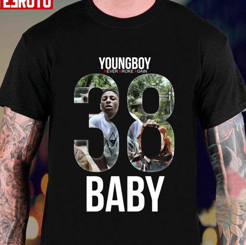 #38 Baby Youngboy Rap Hiphop Music Photographic Unisex T-Shirt