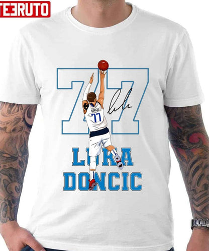 #77 Dallas Team Player And So High Basketball Luka Doncic Unisex Hoodie