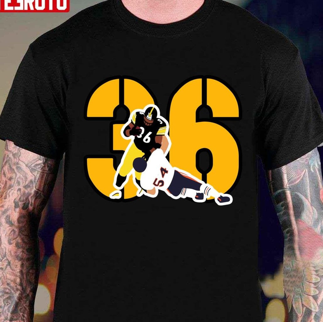 #36 The Bus Of Pittsburgh Steelers Football Team Jerome Bettis Unisex T-Shirt