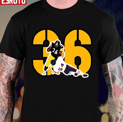 #36 The Bus Of Pittsburgh Steelers Football Team Jerome Bettis Unisex T-Shirt