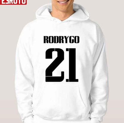 #21 Rodrygo Silva De Goes Real Madrid Unisex Hoodie