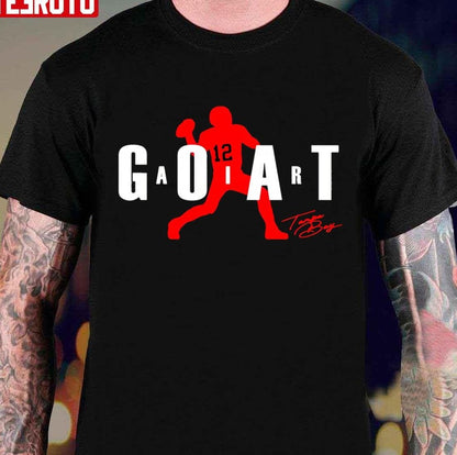 #12 Goat Air Rob Gronkowski And Signature American Football Unisex T-Shirt