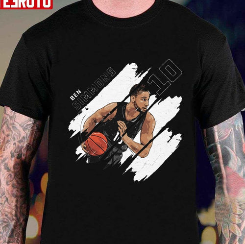 #10 Basketball Ben Simmons Stripes Unisex T-shirt