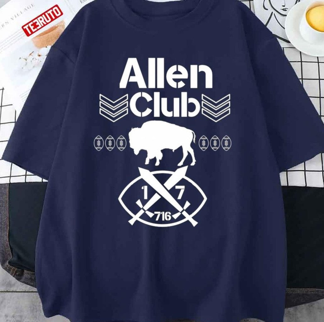 #17 Allen Club Josh Allen The Buffalo Bills Unisex Sweatshirt