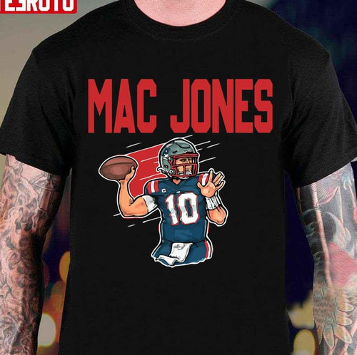 #10 Mac Jones Design Gift For Football Fans Unisex T-shirt