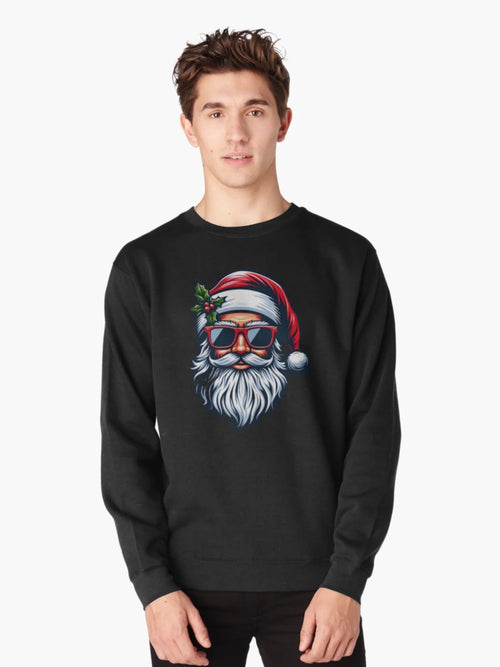 Cool Claus - Stylish Santa with Sunglasses Holiday Illustration