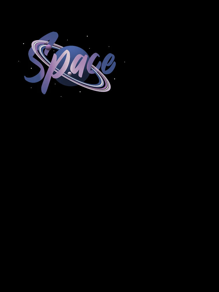 'Space' - Pink purple Saturn cosmic 3d art