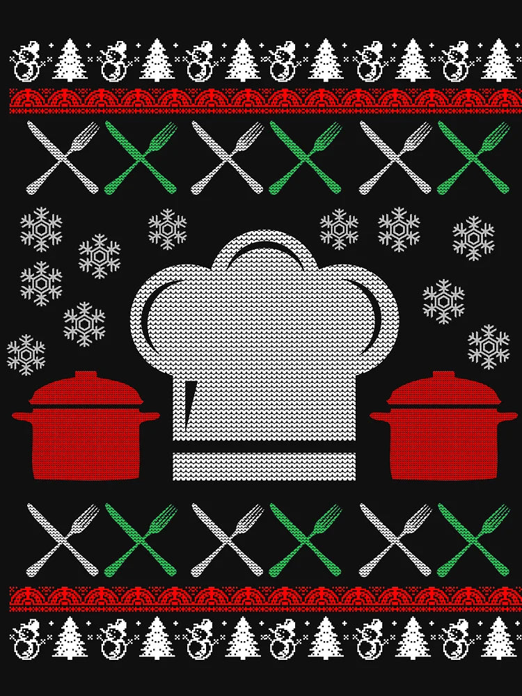 Cooking | Cook | Ugly Christmas Sweater | Christmas sweater as a gift for a cook for Christmas