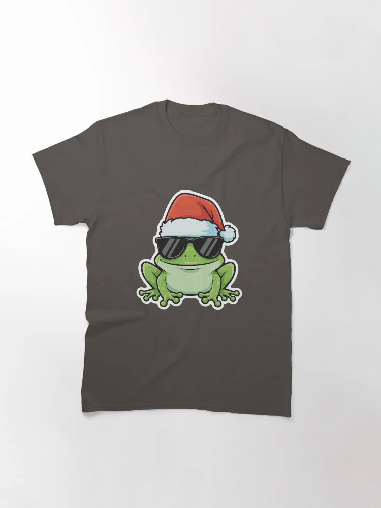 Cool Christmas Frog – Festive Frog with Santa Hat & Shades