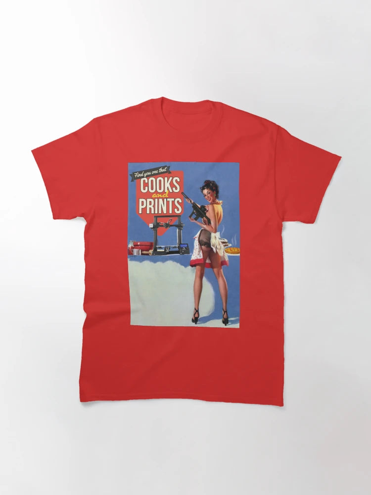 Cooks and Prints Pin Up