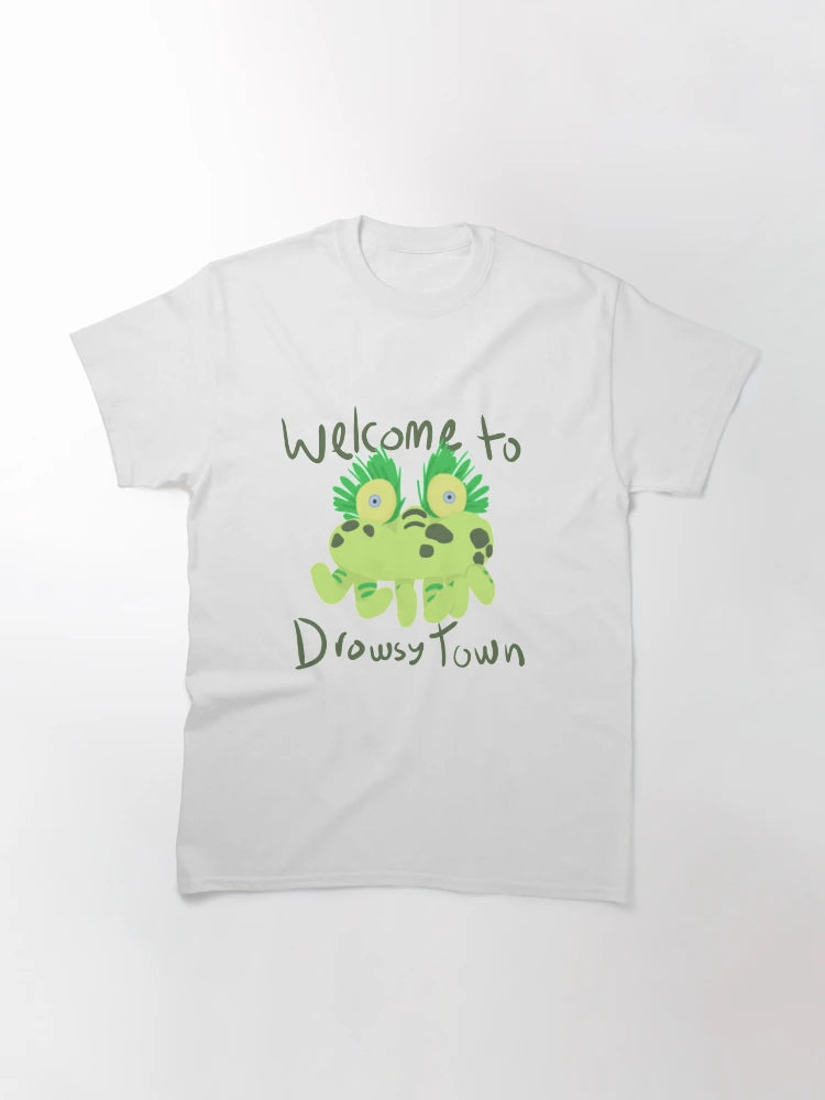 'Tickle Me Wiggle Doll' Logo 'Welcome to Drowsy Town'