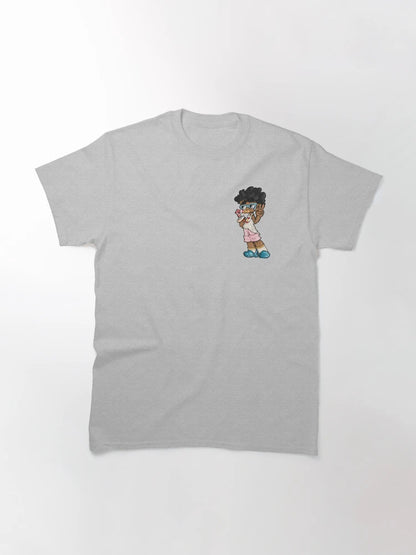 Cool Cartoon Kid with Milkshake