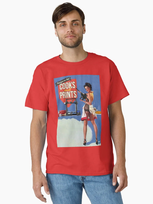 Cooks and Prints Pin Up