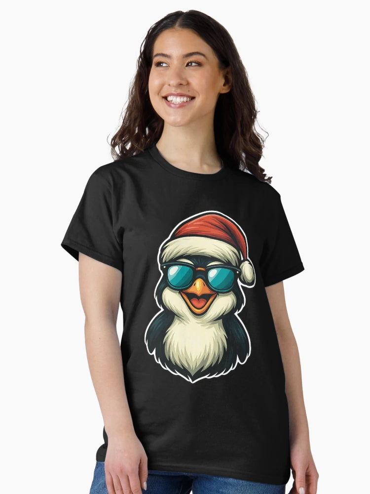 Cool Christmas Penguin – Santa Hat & Sunglasses Winter Design