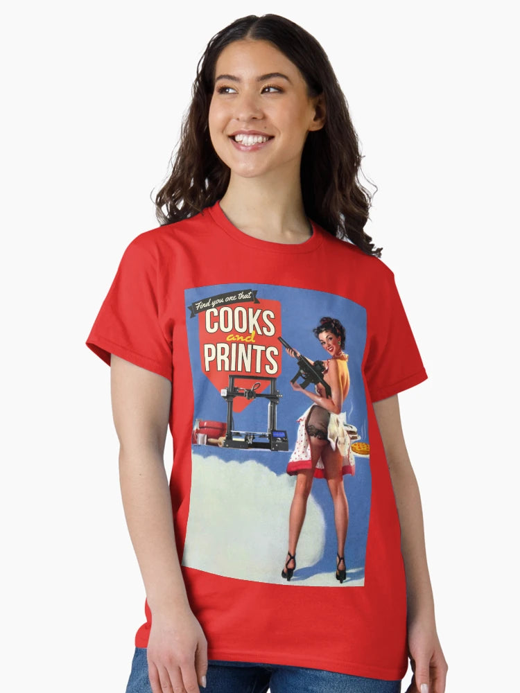 Cooks and Prints Pin Up