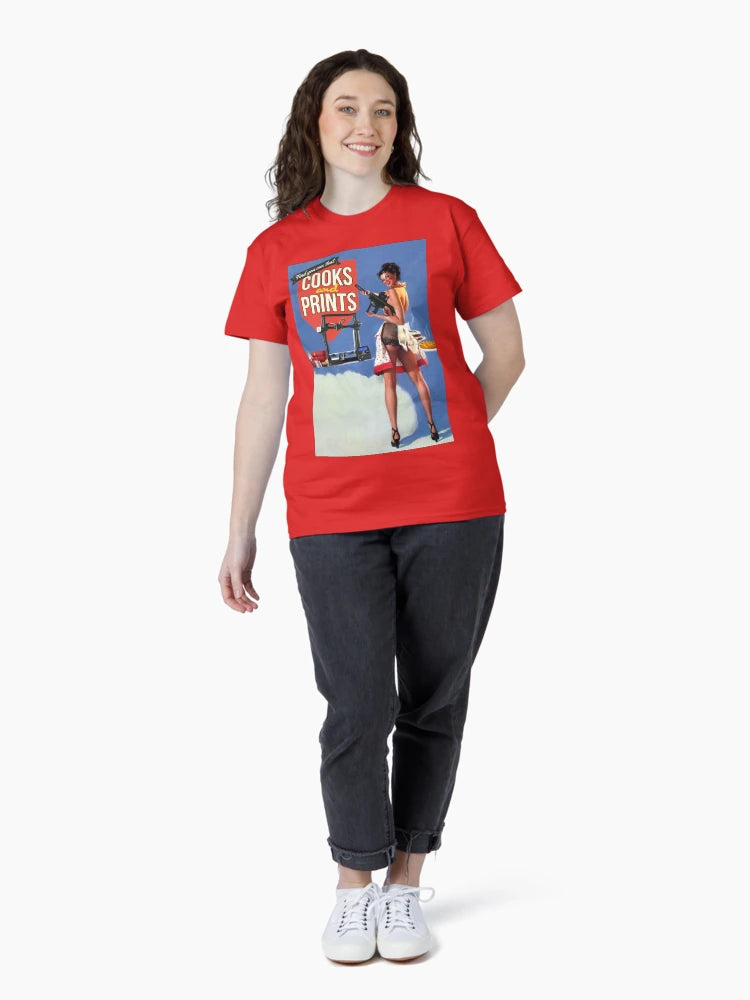 Cooks and Prints Pin Up