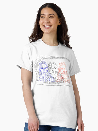 'what is it, asshole day?' 10 things i hate about you line art design with red & blue