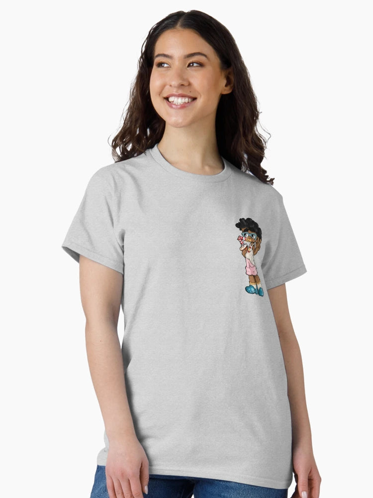 Cool Cartoon Kid with Milkshake