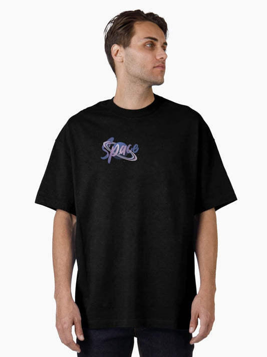 'Space' - Pink purple Saturn cosmic 3d art