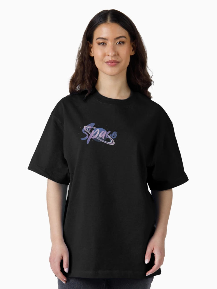 'Space' - Pink purple Saturn cosmic 3d art